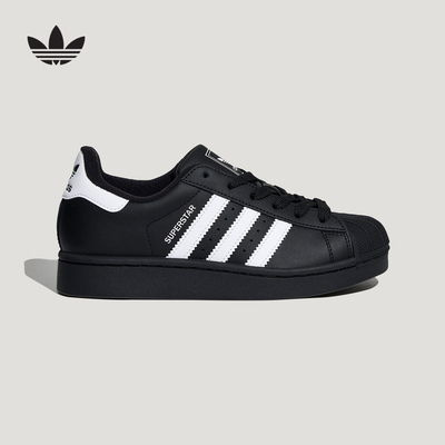 adidas阿迪达斯三叶草大童贝壳头鞋SUPERSTAR II GCA板鞋 LA1391