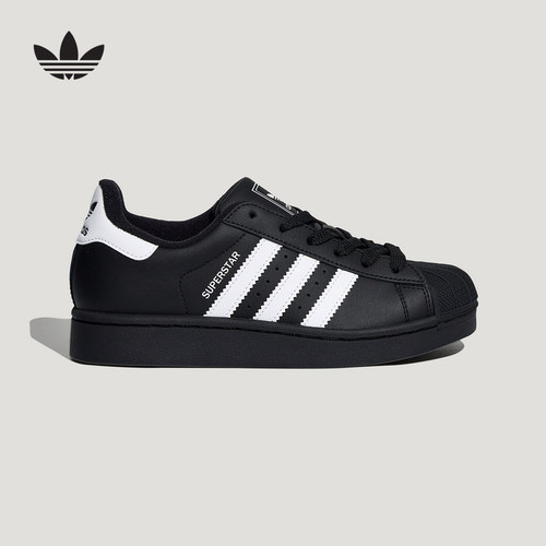 adidas阿迪达斯三叶草大童贝壳头鞋SUPERSTAR II GCA板鞋 LA1391