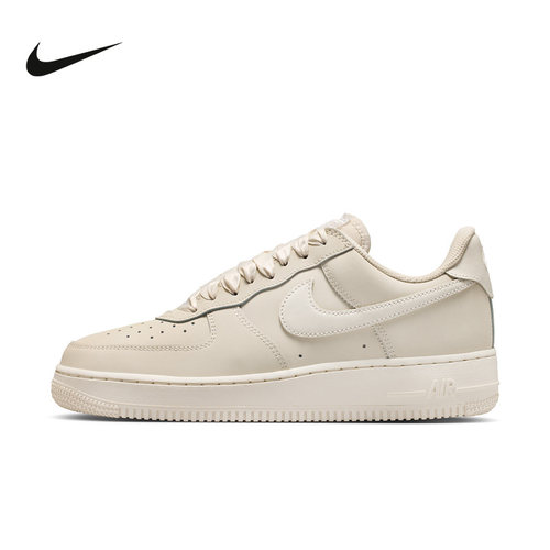 Nike耐克女鞋AIR FORCE 1空军一号AF1米色运动休闲板鞋IR0871-600
