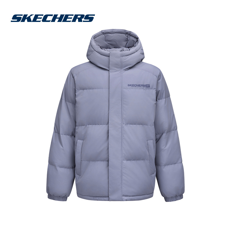 SKECHERS斯凯奇男女25冬季新款运动休闲羽绒服L425U098-05WB