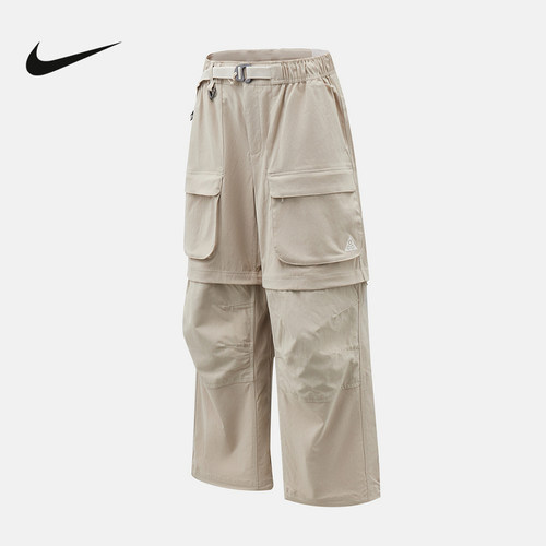 Nike耐克男裤26秋新款ACG可拆卸宽松拉链工装休闲长裤HV0592-236