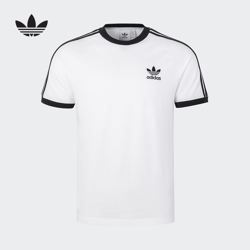 adidas阿迪达斯2025春季新款男子 运动修身短袖圆领T恤 KB2460