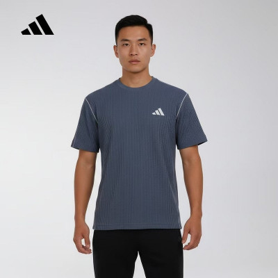 adidas阿迪达斯半袖上衣2026夏男新款运动透气舒适短袖T恤 LC6770