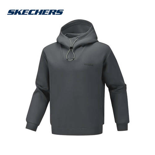 Skechers斯凯奇26新款男士舒适时尚百搭秋冬针织连帽卫衣P126M013
