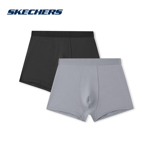 Skechers斯凯奇男子运动内裤休闲透气舒适平角裤 P125M082/05C3
