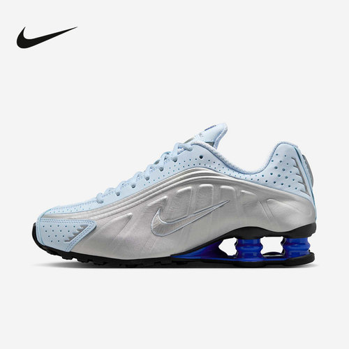 NIKE耐克女鞋秋新款SHOX R4气柱运动鞋缓震回弹跑步鞋AR3565-402