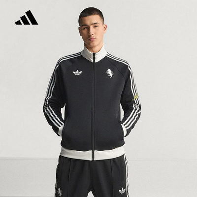 adidas阿迪达斯尤文图斯足球外套春男TRACK TOP针织夹克 KB4452