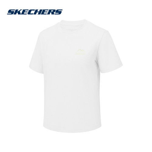 Skechers斯凯奇2026夏季女子运动短袖宽松舒适圆领T恤衫 P226W188