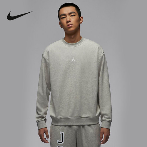 Jordan耐克圆领卫衣DRI-FIT 男子速干运动上衣套头衫FV8625-050