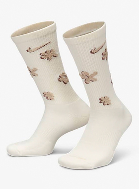 Nike耐克EVERYDAY舒适速干中筒运动袜2双春季新款支撑FN9136-900