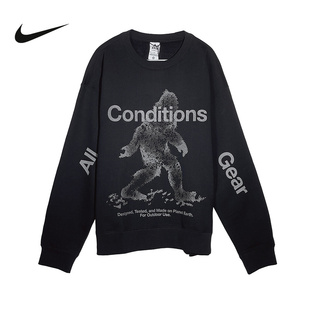 耐克ACG卫衣男子2026春季户外运动休闲宽松加绒套头衫 IF1491-010