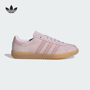 JS3973 板鞋 adidas阿迪达斯三叶草海岛风T头鞋 25秋女BERMUDA德训鞋