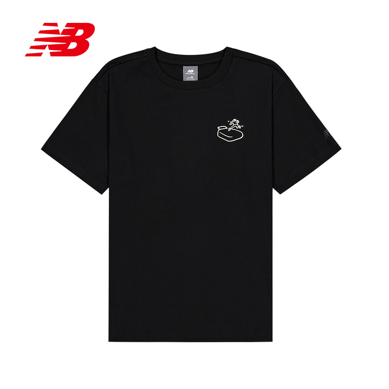 New Balance|(新款)2025夏中性短袖T恤 AMT52351-BK