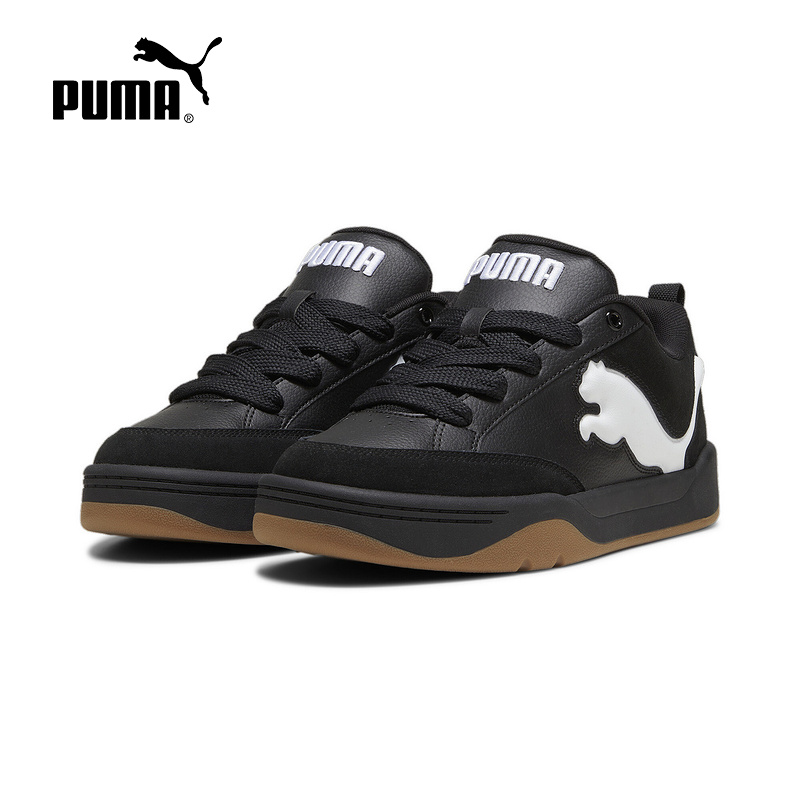 PUMA彪马板鞋男鞋女鞋冬季新款黑色面包鞋休闲运动鞋 395022-01