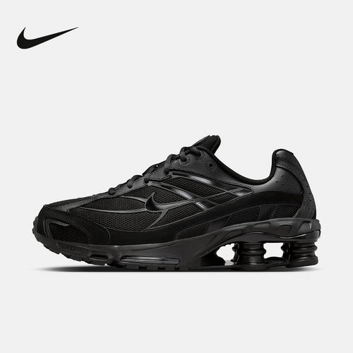 NIKE耐克男鞋春新款SHOX RIDE 2黑色复古老爹鞋跑步鞋IO4296-002