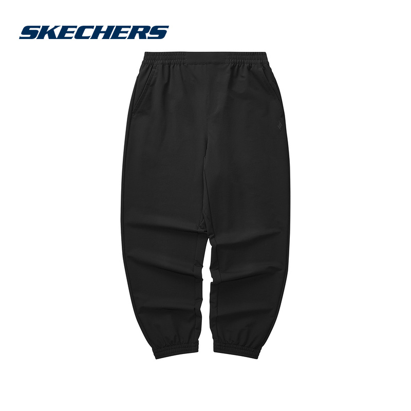 SKECHERS斯凯奇秋季男梭织长裤舒适休闲运动裤 L324M032-0018
