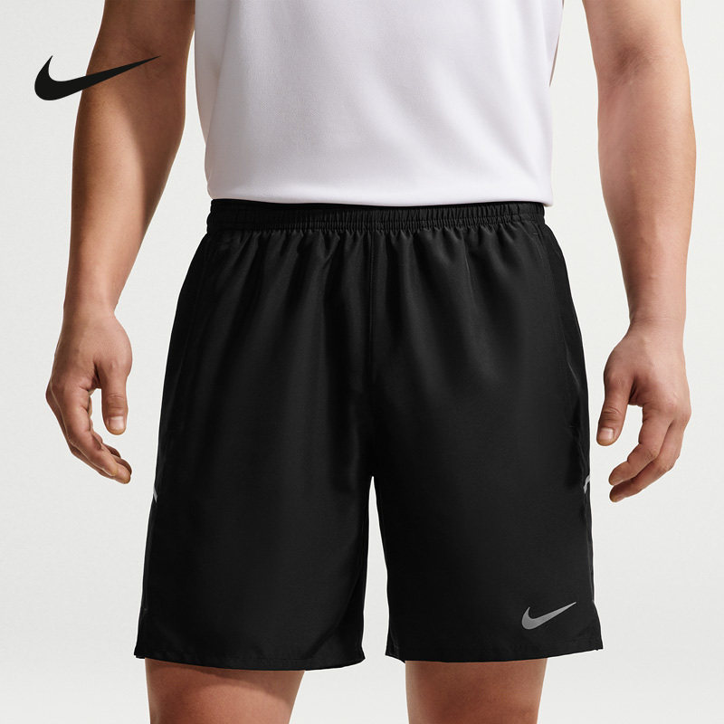NIKE耐克男子短裤夏季新款运动篮球跑步训练针织短裤 IF2057-010