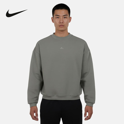 Nike耐克卫衣男2026春新款加绒篮球运动休闲圆领套头衫IM5902-059