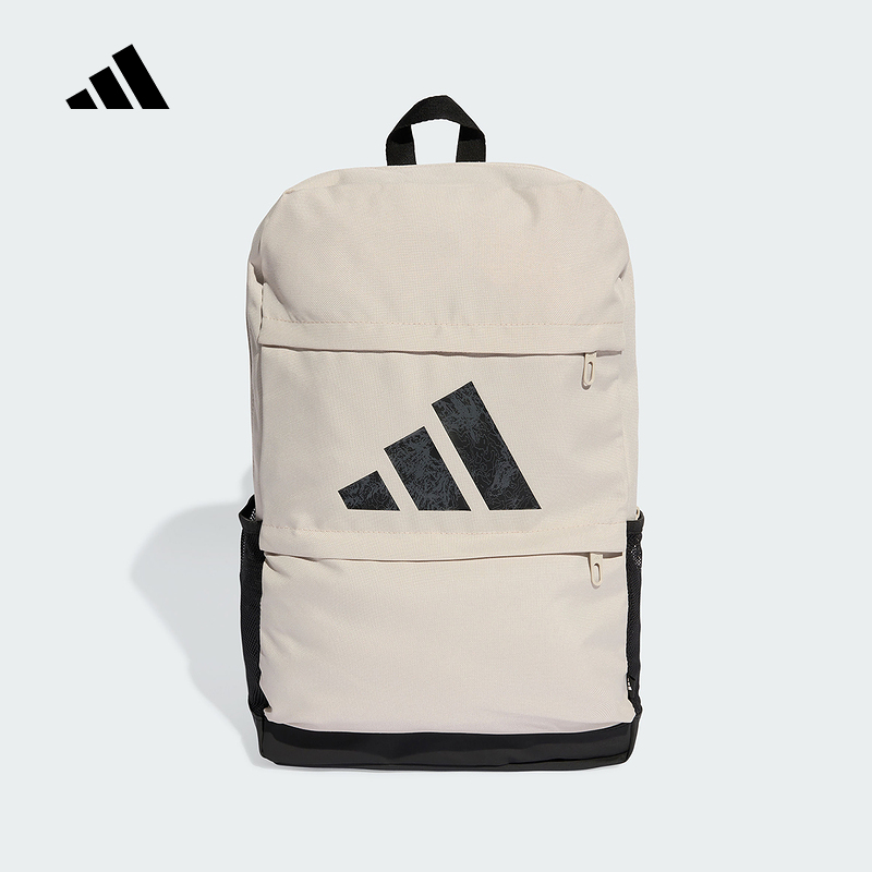 adidas阿迪达斯通勤书包2025冬侧插袋BACKPACK中性双肩背包JZ4792