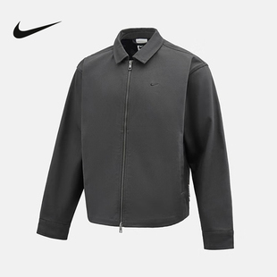 Nike耐克男外套25冬新款 060 休闲复古刺绣印花翻领运动夹克HV1329