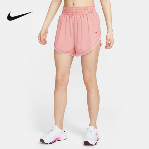 NIKE耐克女裤速干宽松含衬裤跑步短裤夏新款梭织运动裤HV3504-685