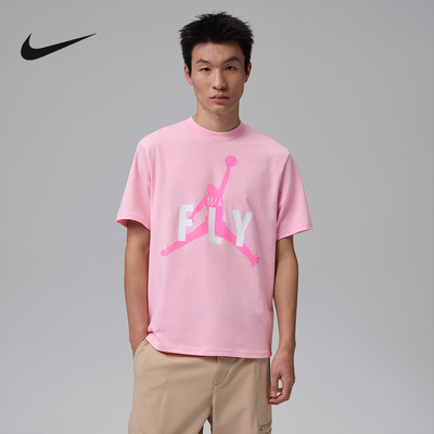 NIKE耐克男短袖夏新款Jordan飞人图案印花圆领运动T恤 IF2939-690