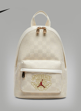 Jordan耐克双肩包男女包马年限定新年款满印花学生书包IV4748-133