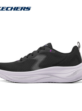 斯凯奇女子健步鞋2025春夏舒适休闲鞋轻质厚底跑步鞋150562/BKLV