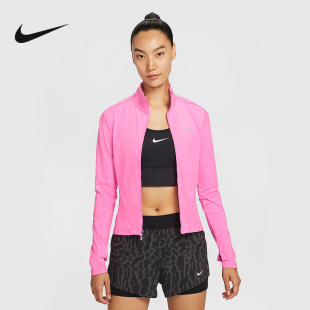Nike耐克女外套夏季 675 跑步训练透气反光速干立领运动夹克IB1999