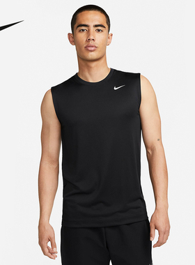NIKE耐克DRI-FIT男子速干无袖训练T恤夏季训练跑步背心DX0992-010