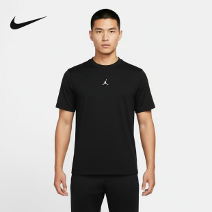 Nike耐克夏季新款男子短袖Jordan刺绣运动休闲圆领T恤 IF0883-010