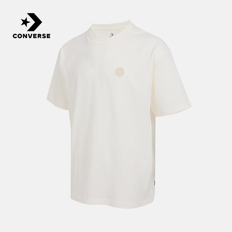 Converse匡威2025秋男圆领休闲短袖简约百搭运动T恤MCJ644-023