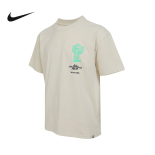 Nike耐克ACG男夏季新款户外仙人掌印花透气短袖运动T恤HV1293-010