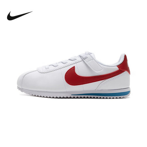 Nike耐克男女童CORTEZ幼童运动鞋魔术贴冬亲子款易穿脱DM0951-115