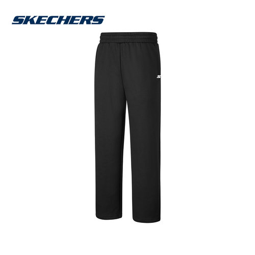 SKECHERS斯凯奇男子加绒保暖宽松针织运动长裤P425M037-0018