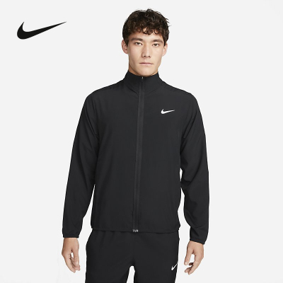 Nike耐克男子外套运动服夏季新款速干透气立领跑步夹克FB7500-010