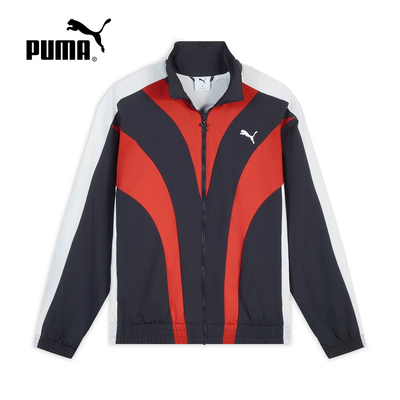 PUMA彪马T7 Track JKT Woven男子撞色运动休闲拉链梭织外套638801