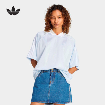 adidas阿迪达斯三叶草半袖T恤2026新款夏女运动短袖上衣 KG3712