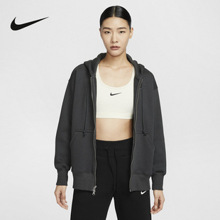 060 运动外套夹克DQ5759 Nike耐克女子宽松卫衣加绒连帽衫 2025春季