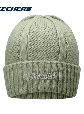 SKECHERS|（新款）2024冬中性针织帽 L424U088-027B