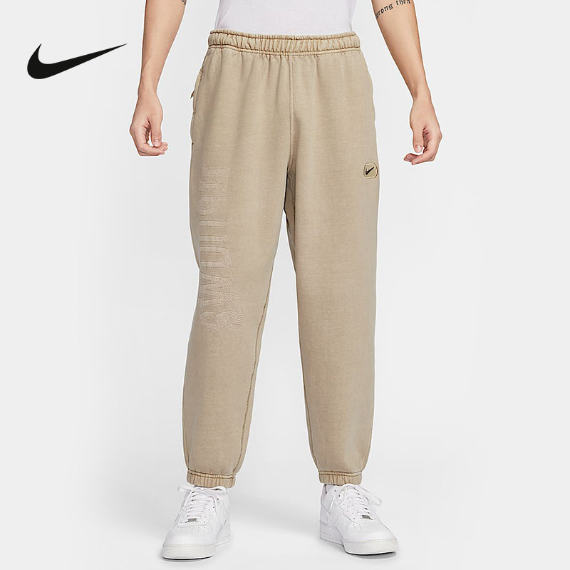 NIKE耐克男装男子加绒收口长裤2025春季休闲针织长裤 HJ2233-297
