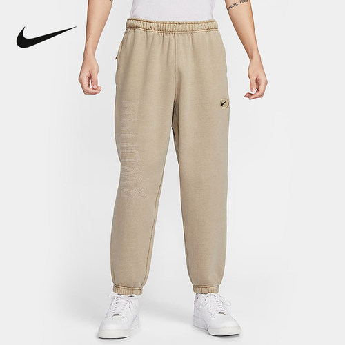 NIKE耐克男装男子加绒收口长裤2025春季休闲针织长裤 HJ2233-297