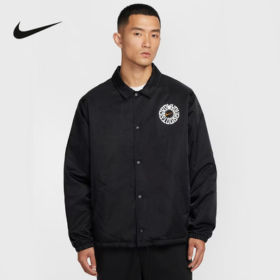 NIKE耐克男装2026春新款梭织印花休闲运动翻领夹克外套IR0108-010