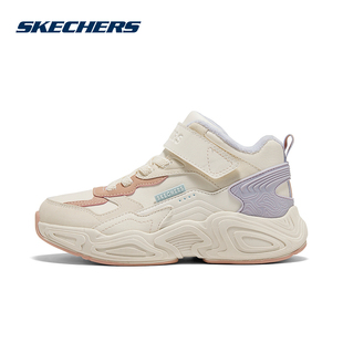 Skechers斯凯奇山川绒绒鞋女童高帮保暖休闲雪地靴319425L/NTPR