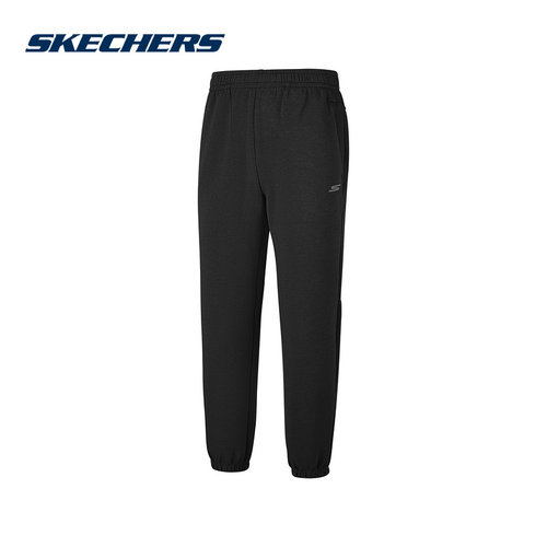 Skechers斯凯奇26春男休闲长裤束脚裤运动针织长裤 P126M017/0018