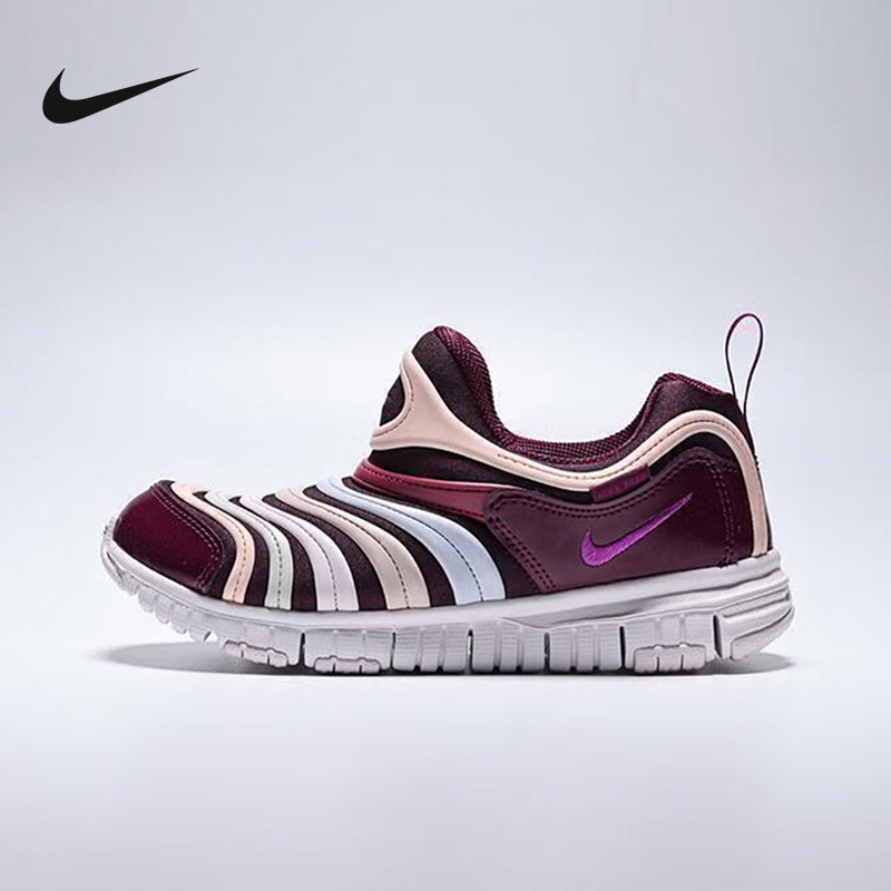 NIKE耐克男女小童鞋宝宝鞋FREE毛毛虫运动鞋轻便学步鞋343738-639