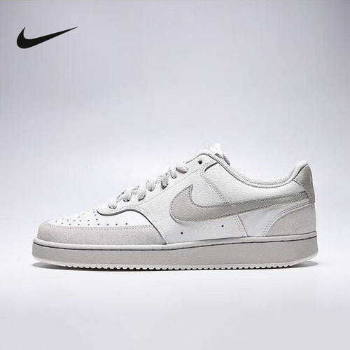Nike耐克男鞋26秋新品Court奶茶棕复古小空军休闲板鞋IO0461-001