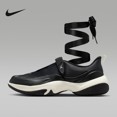 NIKE耐克女鞋Jordan Pointe芭蕾隐藏式缎带运动休闲鞋IB8597-001