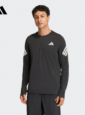 adidas阿迪达斯ADI365速干跑步训练健身衣春男紧身长袖T恤 KE6831