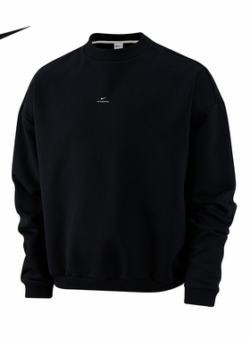 Nike耐克卫衣男2025冬新款加绒篮球运动休闲圆领套头衫IM5902-010